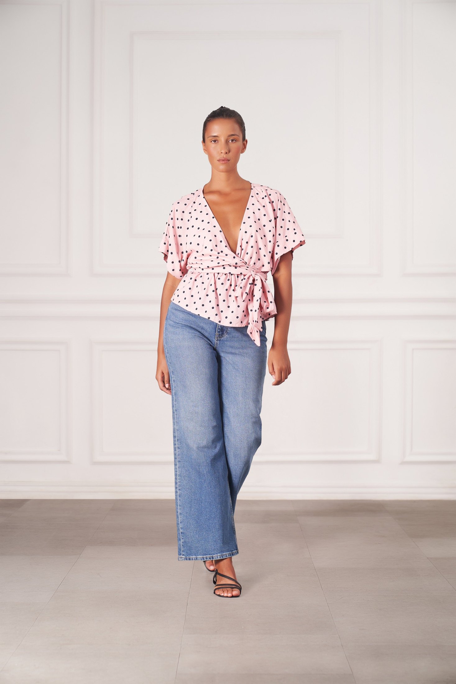 Melody Top | Pink Polka Dots — style inspiration