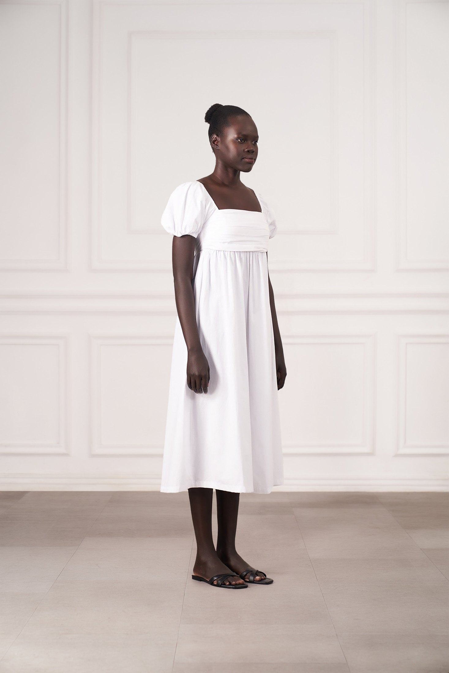 Grace Midi Dress | White — thumbnail 6