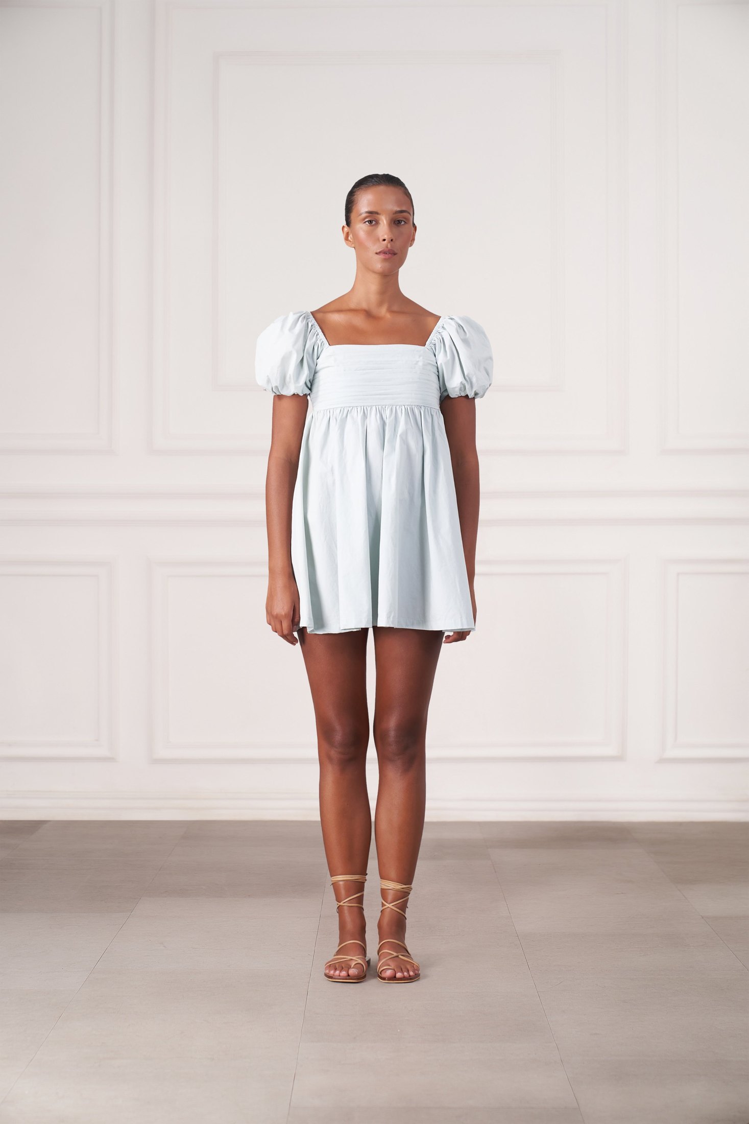Grace Mini Dress | Baby Blue — thumbnail 8