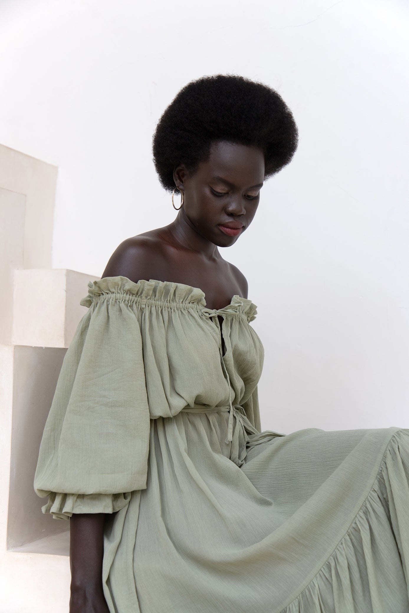 Emmaline Gown | Sage Green — thumbnail 10