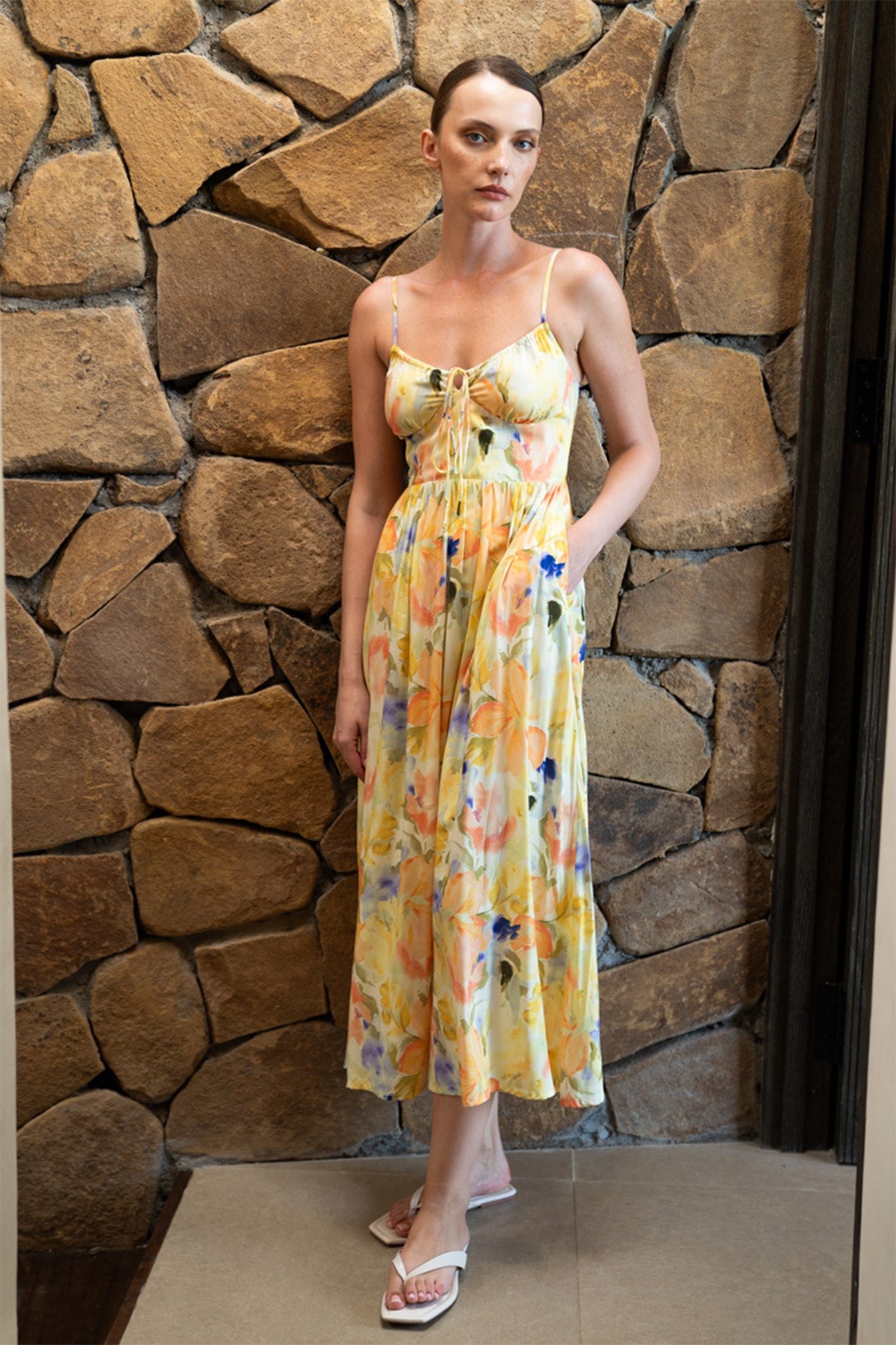 Carolyn Maxi Dress | Midsummer Blooms — thumbnail 3