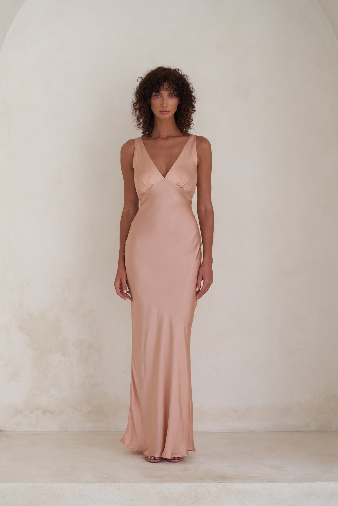 Bessette Maxi Dress | Peach Rose — style inspiration