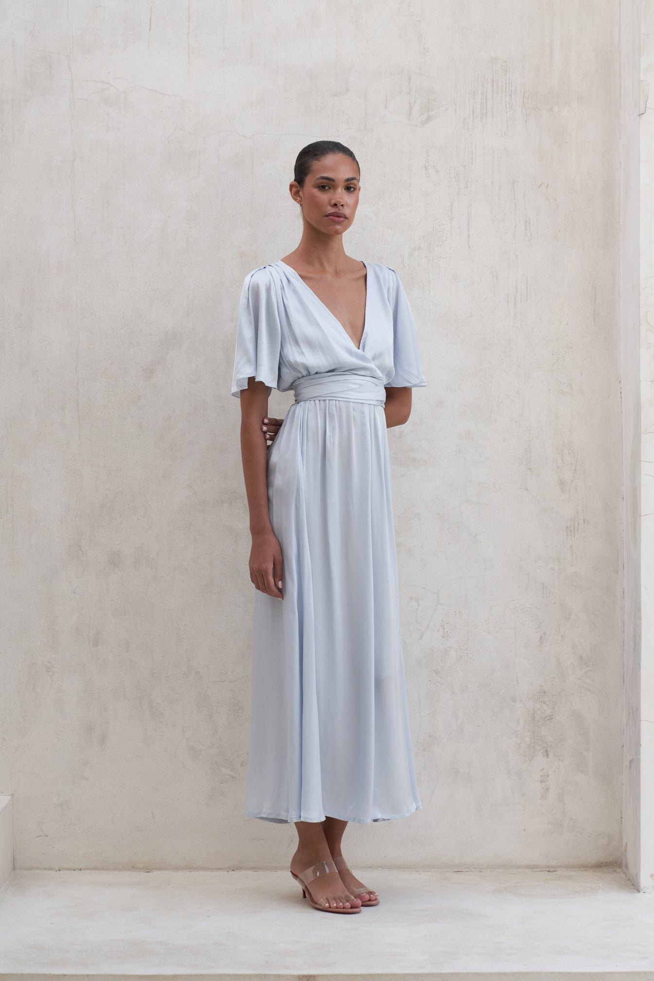Marlowe Maxi Dress | Pearl Blue — thumbnail 2