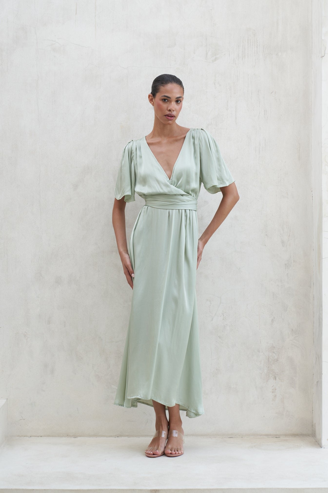 Marlowe Maxi Dress | Sage — thumbnail 6