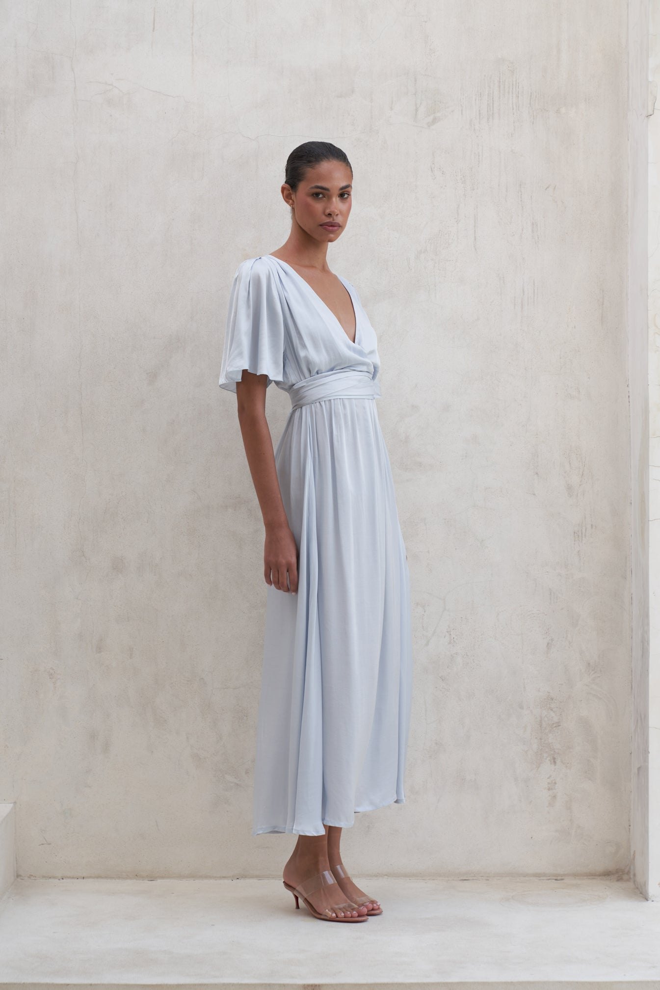 Marlowe Maxi Dress | Pearl Blue — thumbnail 5