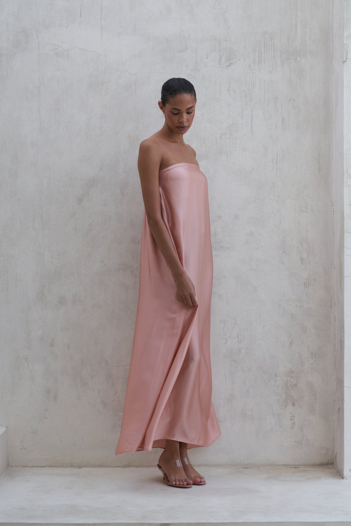 Aveline Maxi Dress | Peach Rose — thumbnail 4