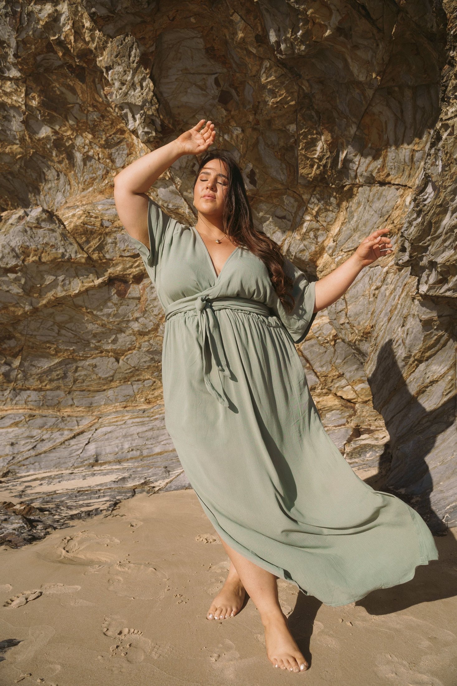 Melody Maxi Dress | Olive — thumbnail 12