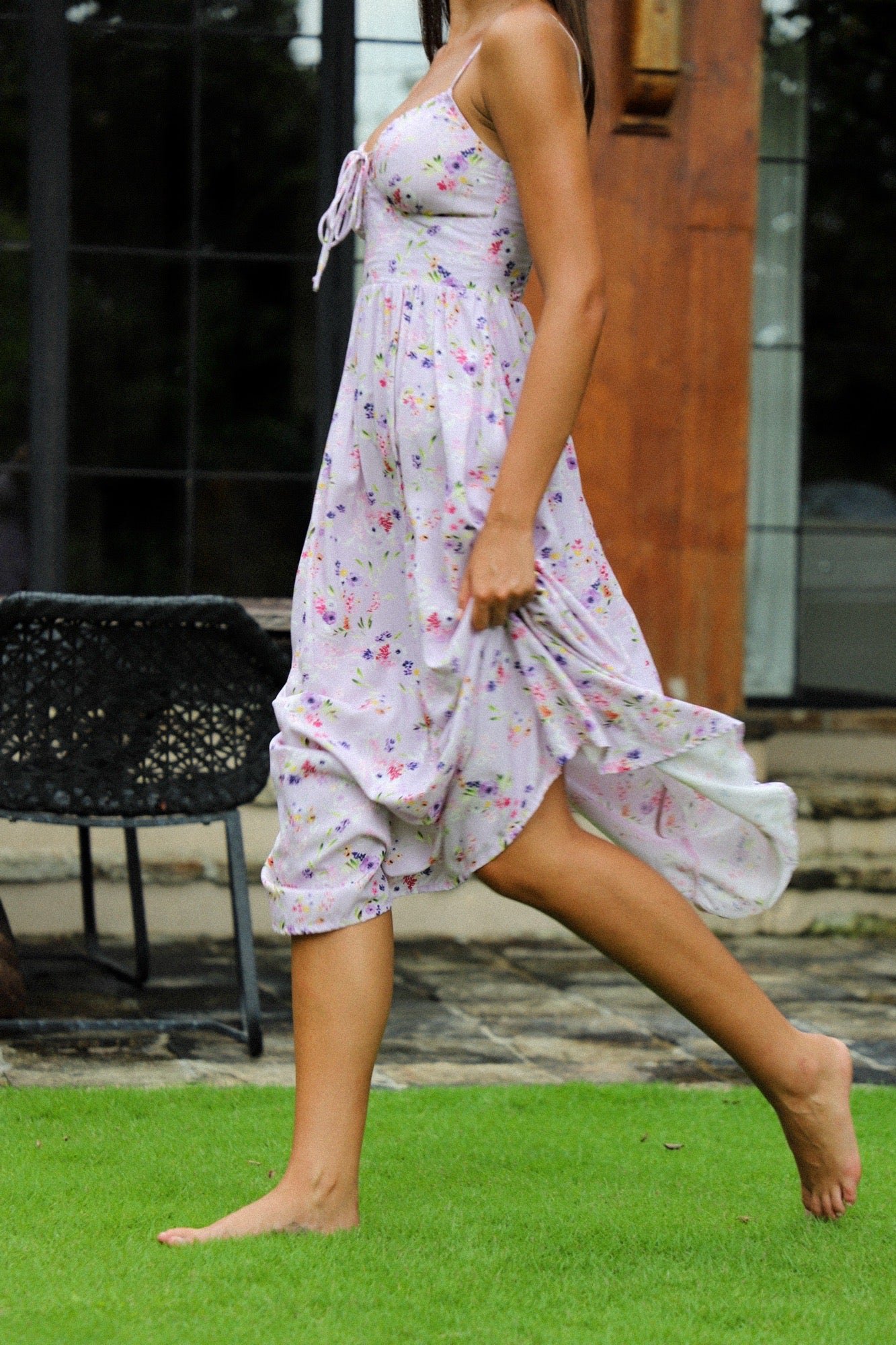 Carolyn Maxi Dress | Lavender Floral — thumbnail 3