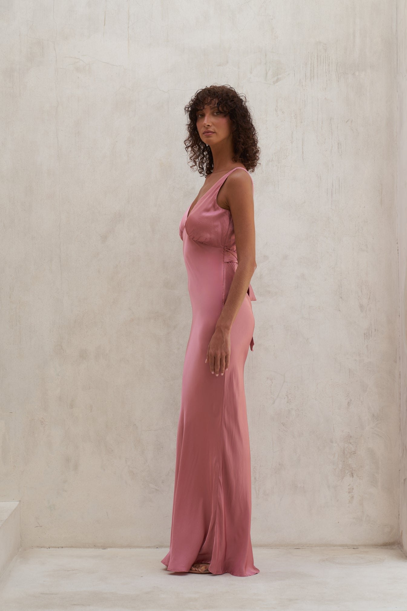 Bessette Maxi Dress | Berry Rose — thumbnail 3