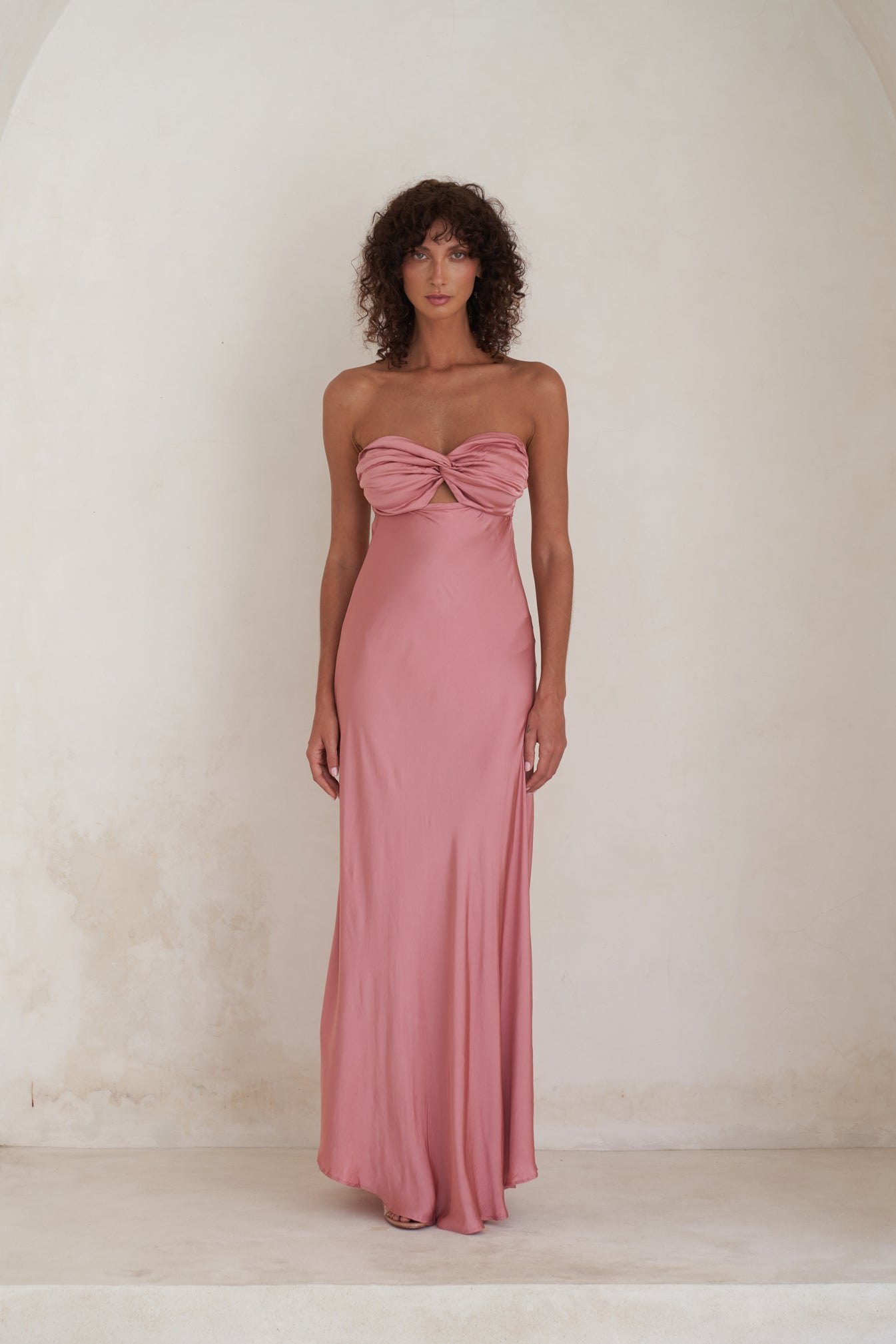Victoria Maxi Dress | Berry Rose — thumbnail 2