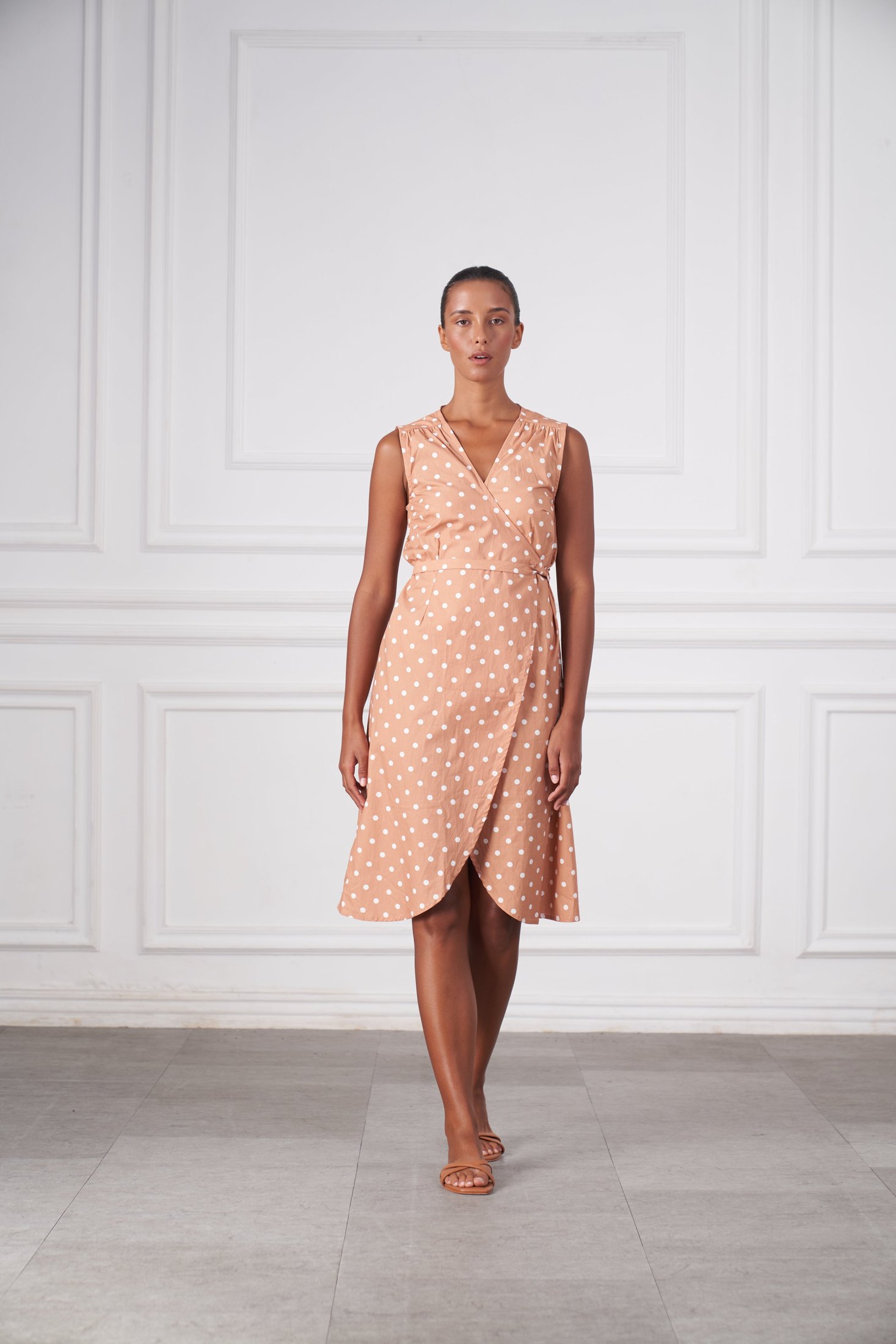 Lola Midi Wrap Dress | Coco Dot — thumbnail 8