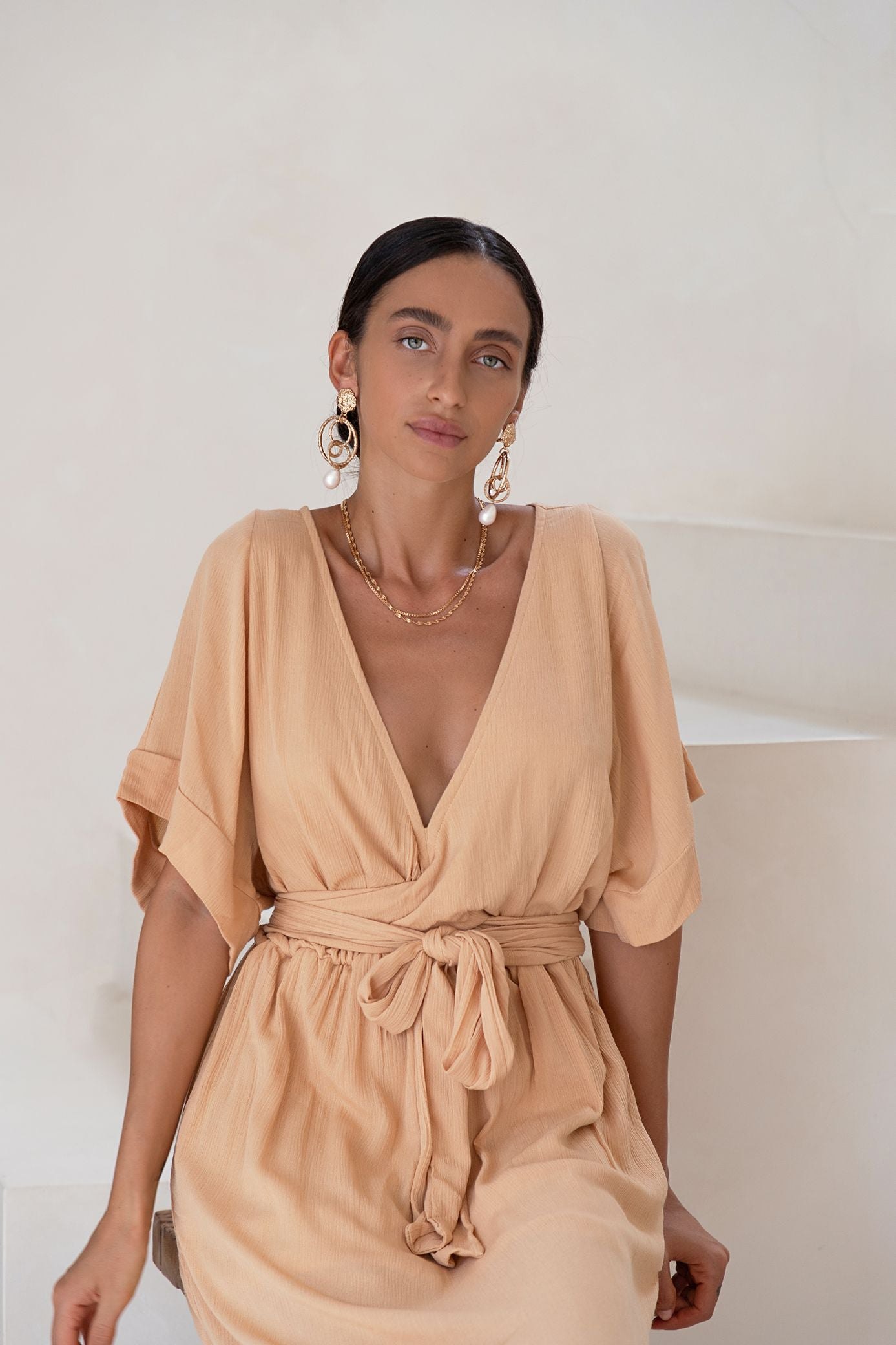 Melody Maxi Dress | Golden Wheat — thumbnail 6