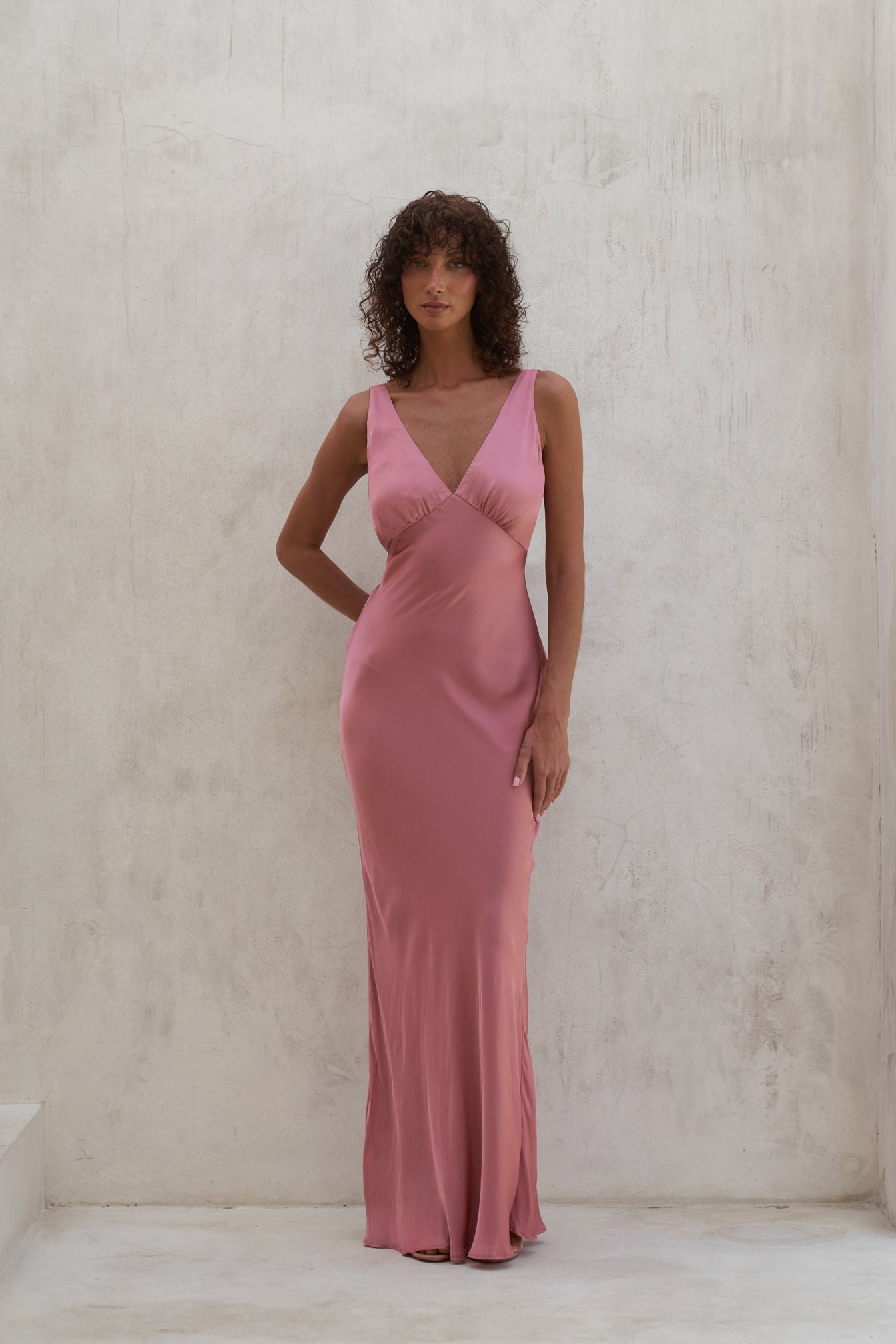 Bessette Maxi Dress | Berry Rose — thumbnail 2