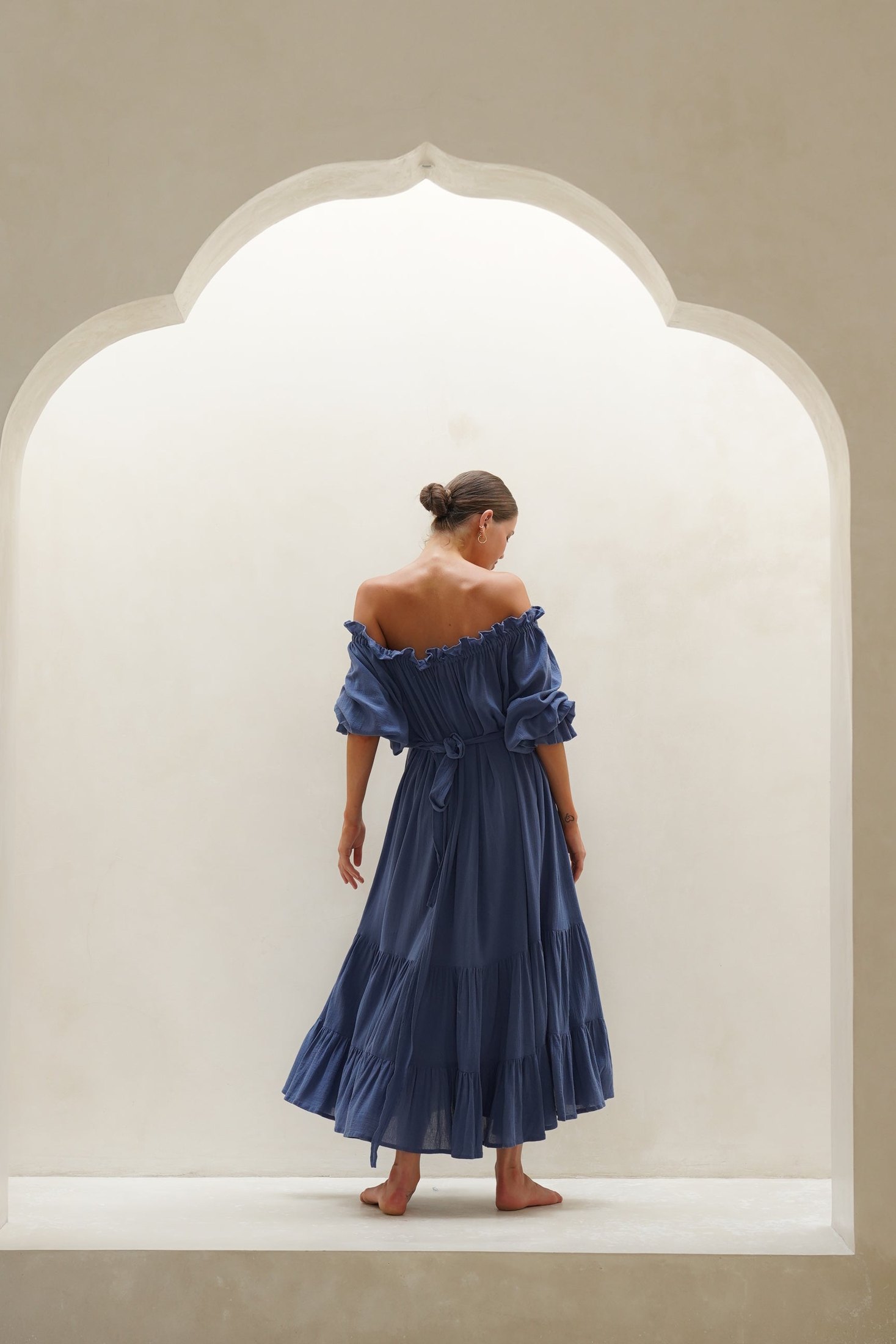 Emmaline Gown | Navy — thumbnail 3