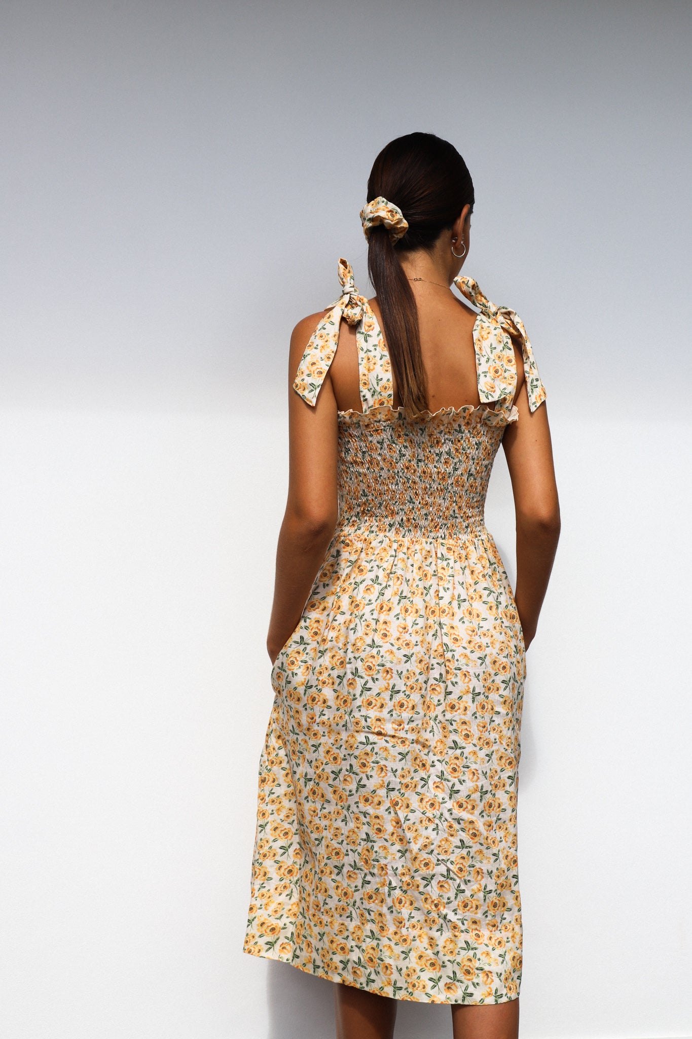 Farrah Midi Dress | Sunflowers — thumbnail 5