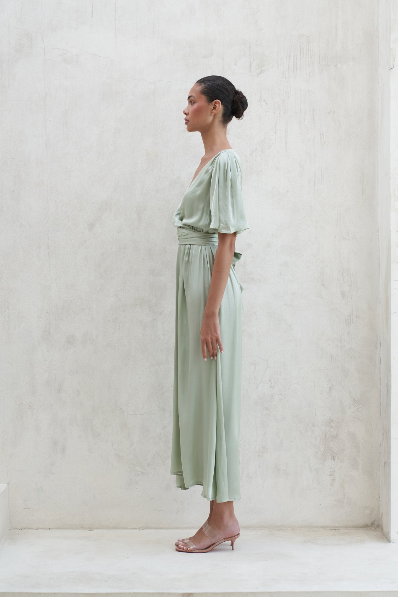 Marlowe Maxi Dress | Sage — thumbnail 4