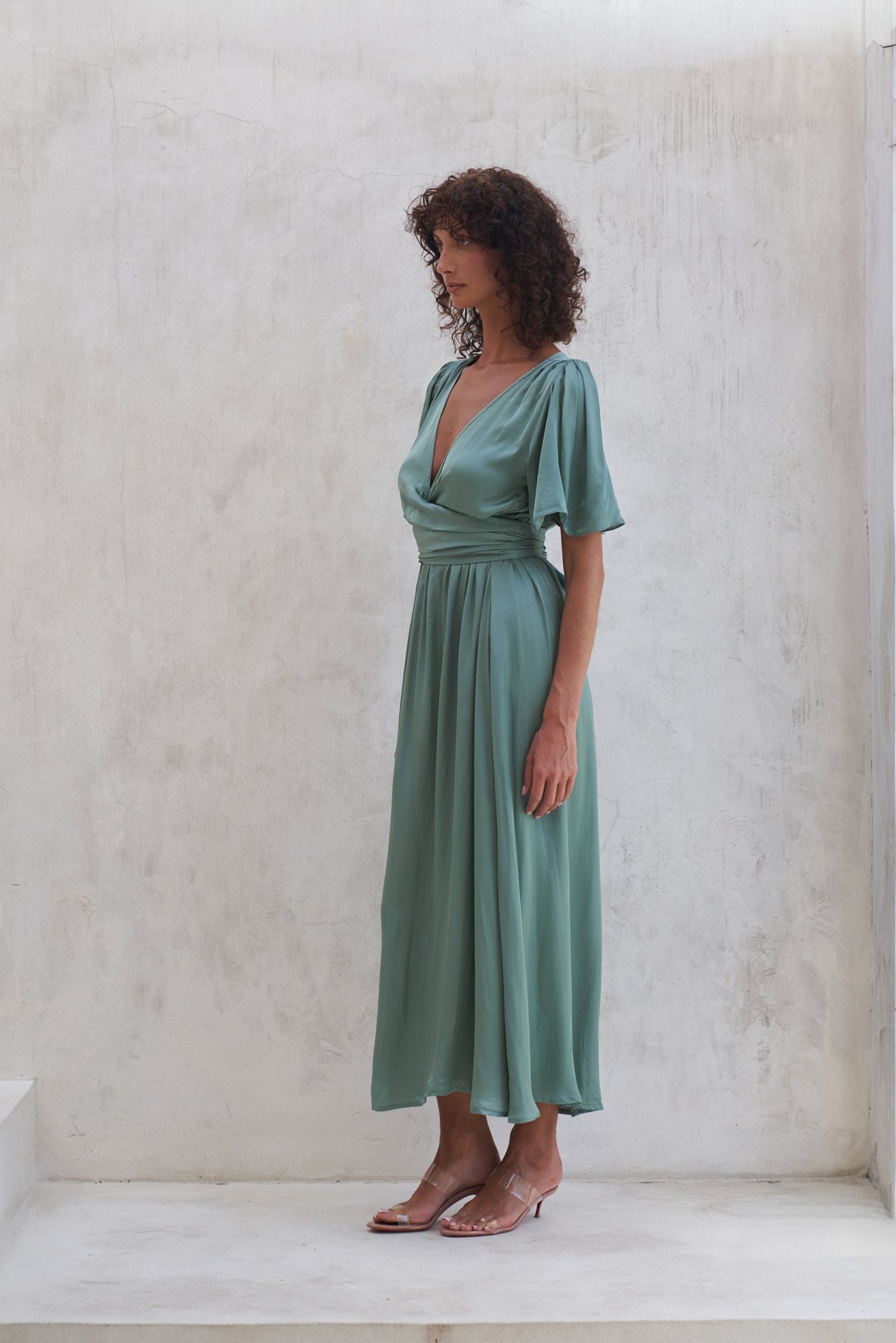 Marlowe Maxi Dress | Olive — thumbnail 5