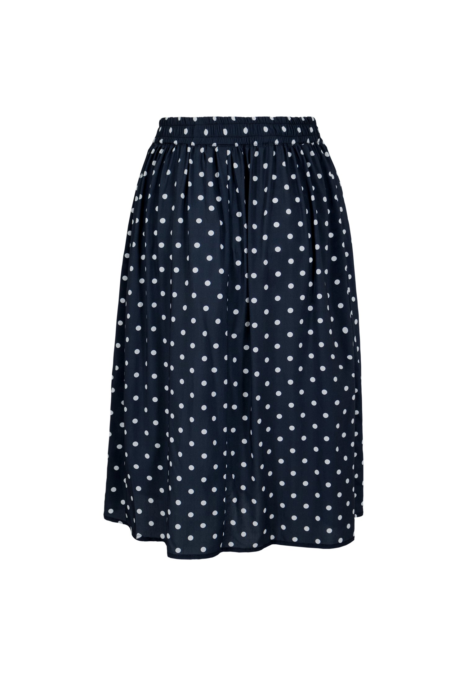 Olive Midi Skirt | Midnight Polka Dot — thumbnail 3