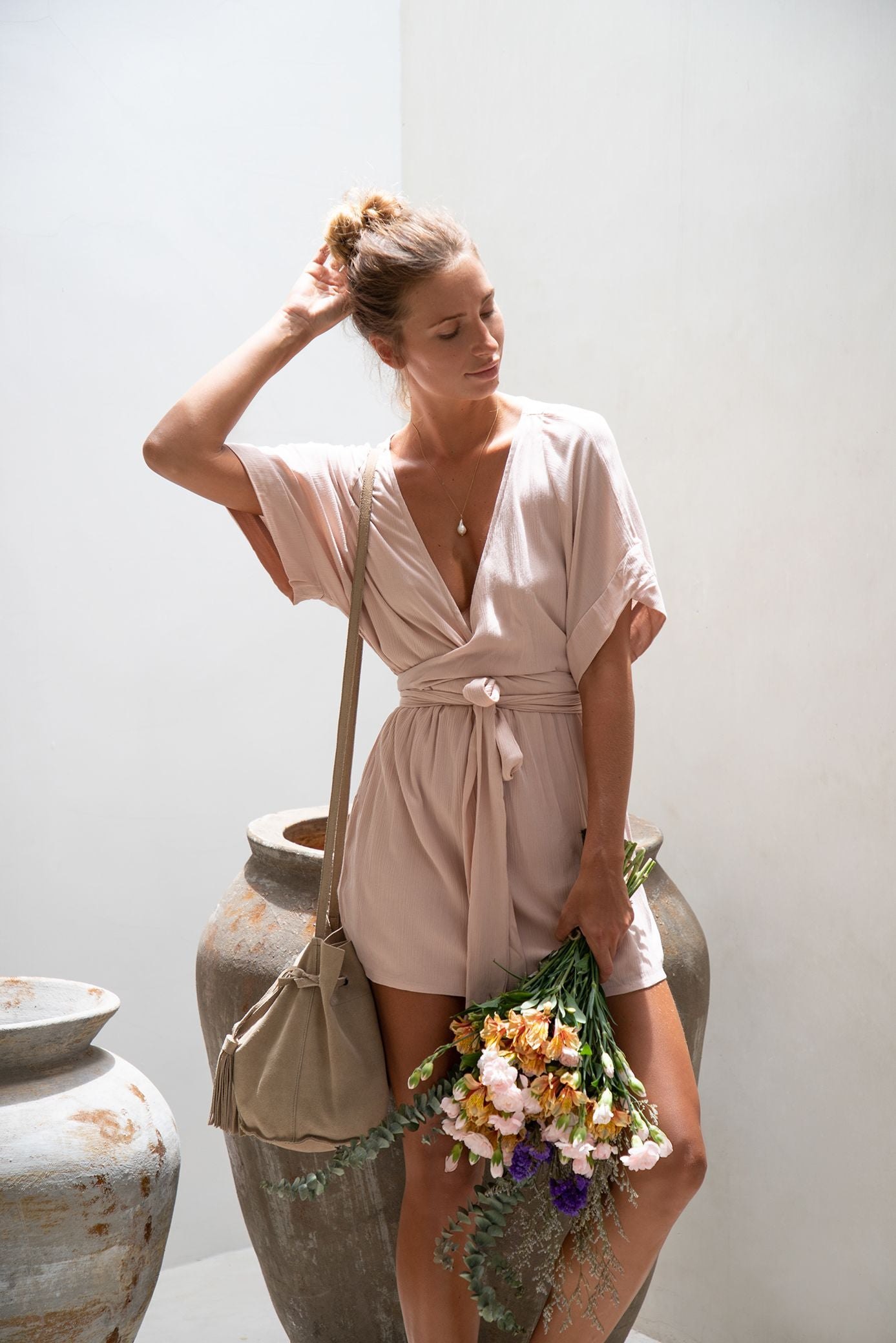 Melody Mini Dress | Blush — thumbnail 2