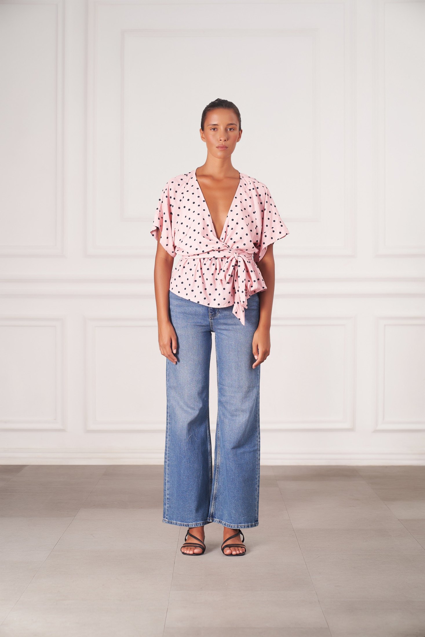 Melody Top | Pink Polka Dots — thumbnail 6