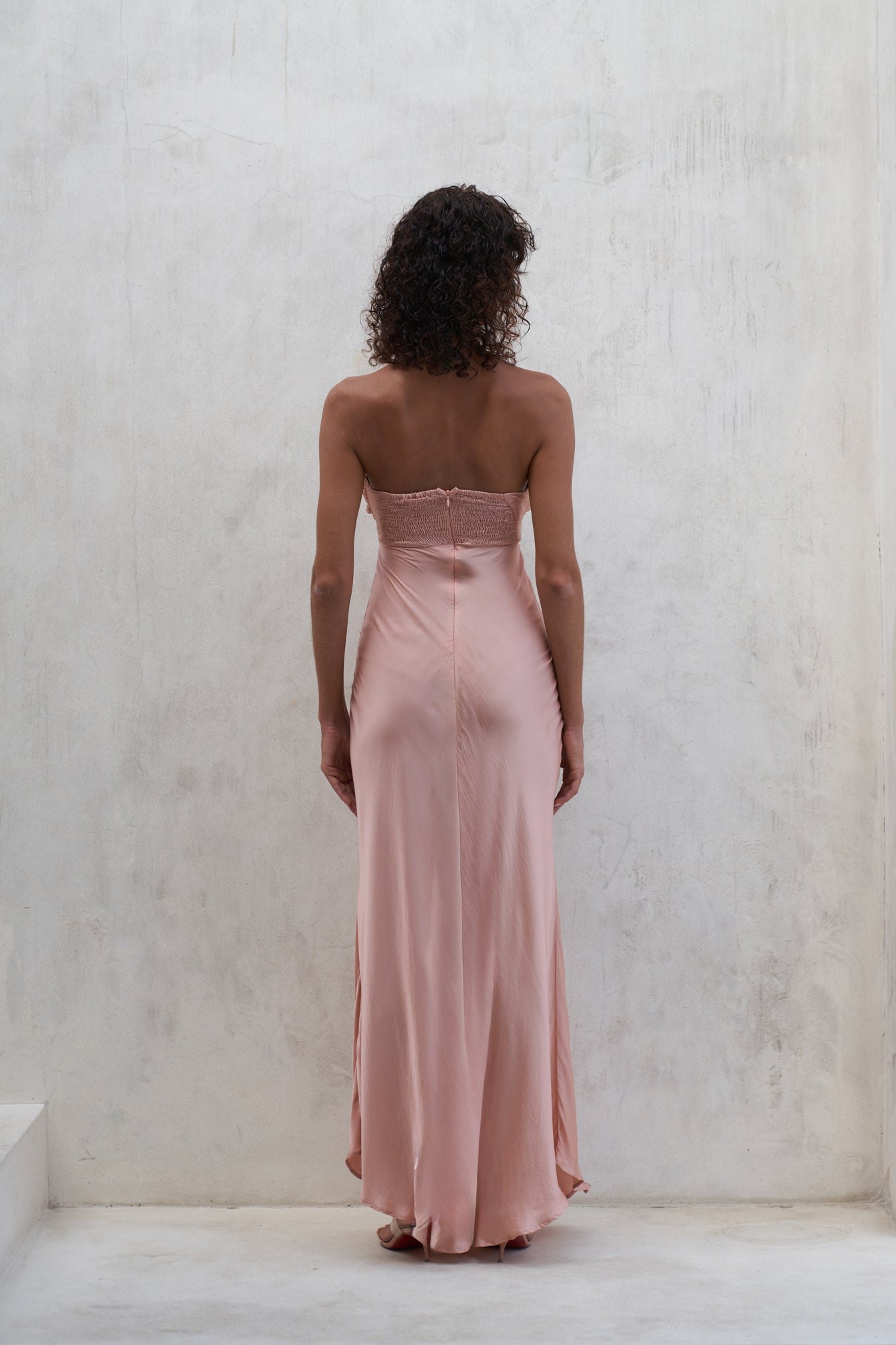 Victoria Maxi Dress | Peach Rose — thumbnail 7