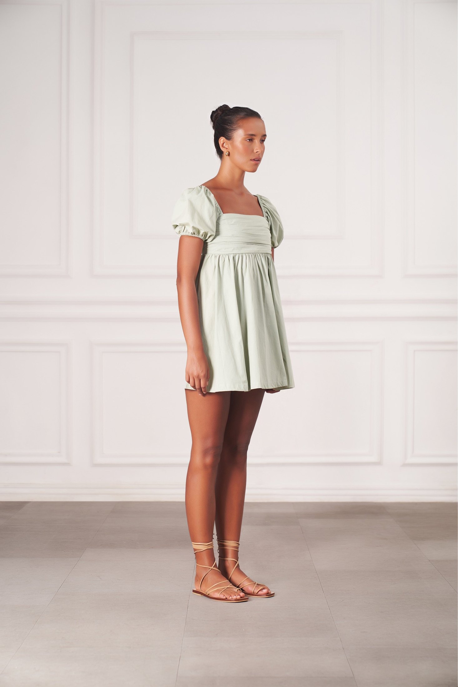 Grace Mini Dress | Sage — thumbnail 5