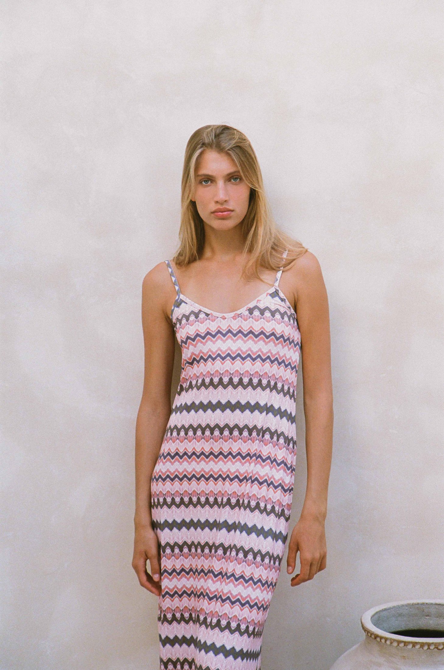 Kate Slip Dress | Birkin Stripe — thumbnail 3