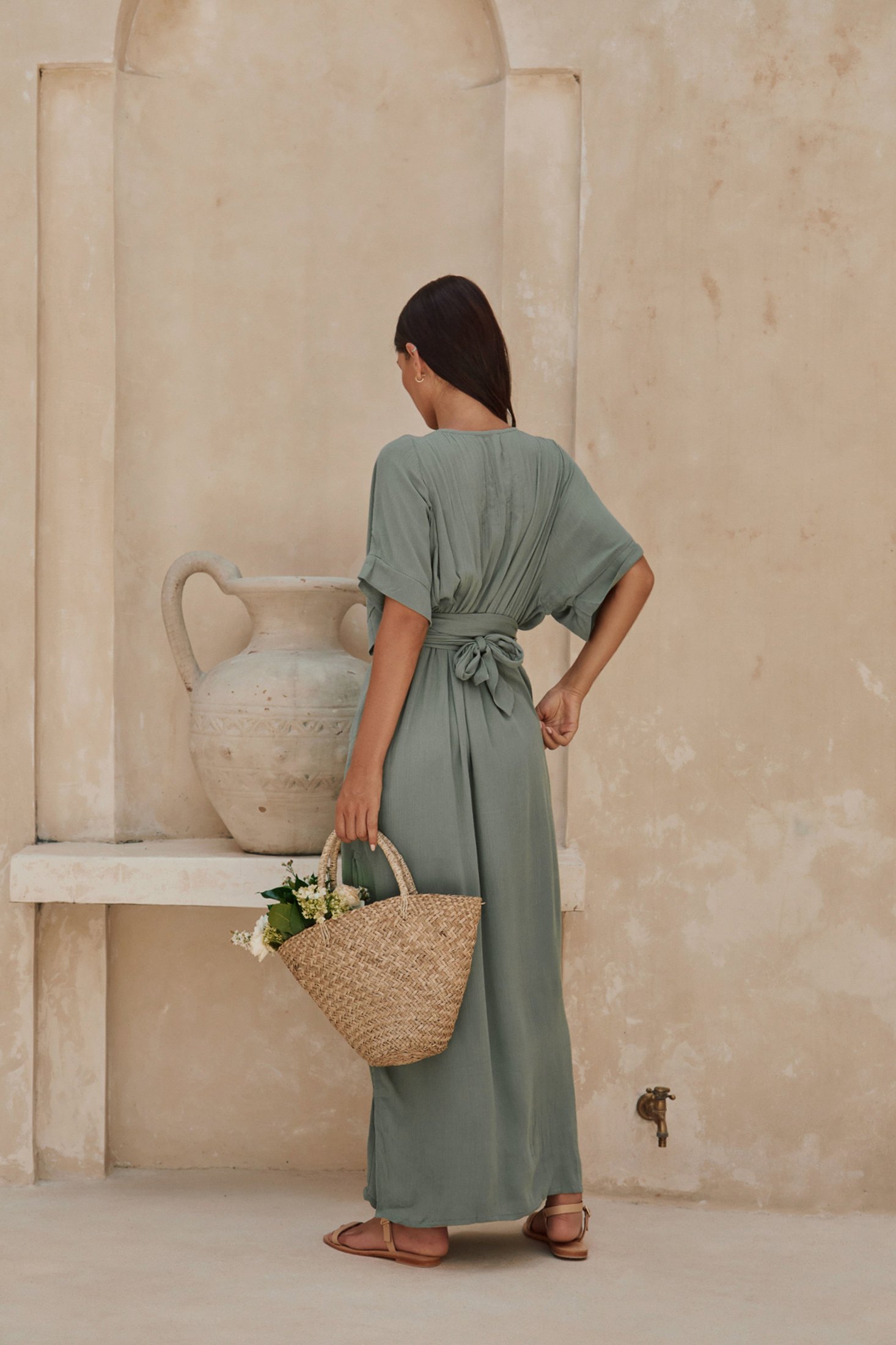 Melody Maxi Dress | Olive — thumbnail 16