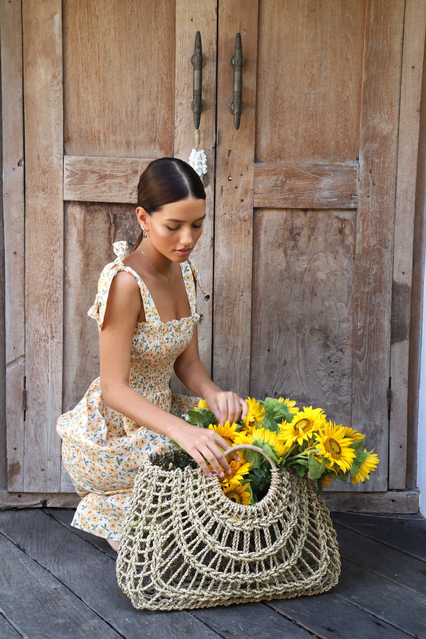 Farrah Midi Dress | Sunflowers — thumbnail 4